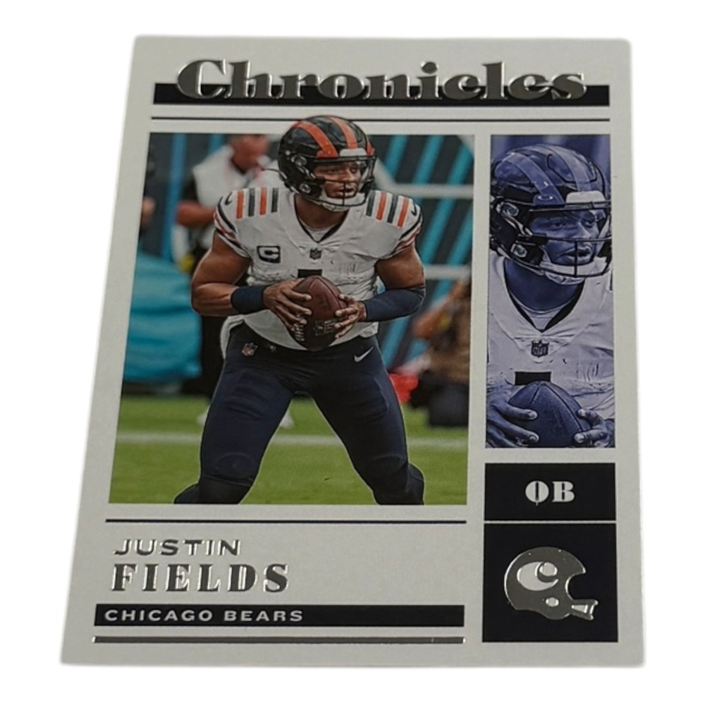 2022 Panini Chronicles Football Justin Fields Chicago Bears Card No 24 QB